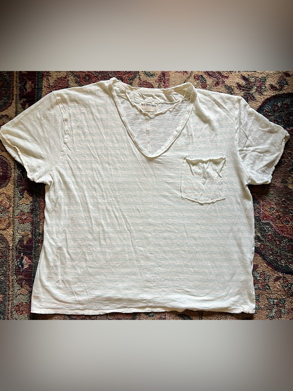 We The Free Slouchy V-Neck Pocket Tee